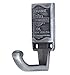 Harley-Davidson HDL-10102 Wall Hook for Clothes, Oil Can Logo, Antique Pewter Finish, 2.3 x 1.1 x 1.3-in