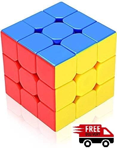 Toykart Premium Stickerless - 3X3X3 Speed Cube, Multi Color