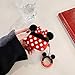 Airpods Pro Case, AKXOMY Protective Cute 3D Silicone Cartoon Airpods Pro Case Cover,Kawaii Fun Cool Design Skin,Fashion Animal Designer Cases for Girls Teens Boys Air pods (Minnie Mouse)