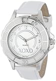 XOXO Women's XO3187 Silver Dial White Strap Watch