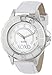 XOXO Women's XO3187 Silver Dial White Strap Watch