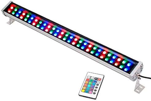 Proyector LED lineal doble, RGB-IR, 72W, 220V, 1m, RGB: Amazon.es ...