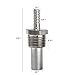 Ferroday 2 Micron Inline Oxygenation Diffusion Stone Stainless Steel Aeration Stone 1/2 NPT Carbonation Stone With 1/4