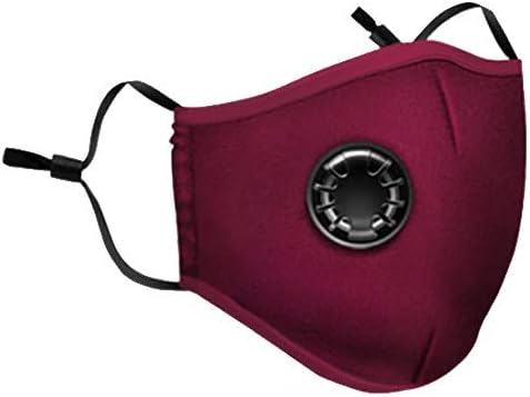 PBudi N95 Mask for Adult, Reusable Dustproof Mask,Dust Mask PM2.5 Windproof Foggy Haze Pollution Respirator (1PC, Hot Pink)