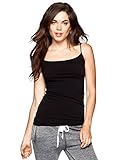 FULL TILT Essential Womens Seamless Cami, Black