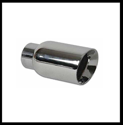 'V2 A Polished Exhaust Tip Output 4 (102 mm) Input to 57 mm Length 19,6 cm