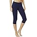 Tulucky Women's Yoga Workout Capris Leggings Side Pocket for Mobile Phone Fitness Active Pants