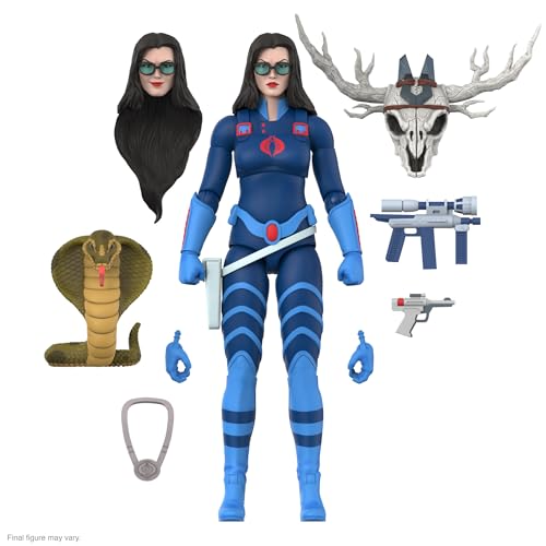 Super7 G.I. Joe ULTIMATES! Wave 06 (DIC) - Baroness (Dark Blue) Action Figure