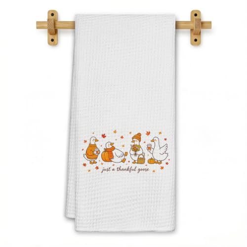 FGFK Thanksgiving Fall Coffee Goose Kitchen Towels, 16x24 Inch at Amazon