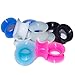 UV Glow Super Thin Silicone Ear Tunnels Pack - 6 Colors Included - 5 Sizes Available (08mm - 0g)