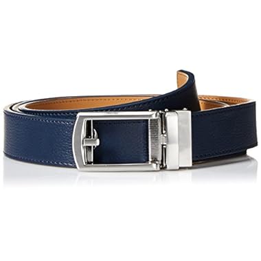 Comfort Click Men’s Adjustable Perfect Fit Leather Belt – As Seen on TV