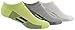 adidas Women's Superlite Stripe No Show Socks (3-Pair), Semi Frozen Yellow/Onix/Light Onix Light Grey Heat, Medium