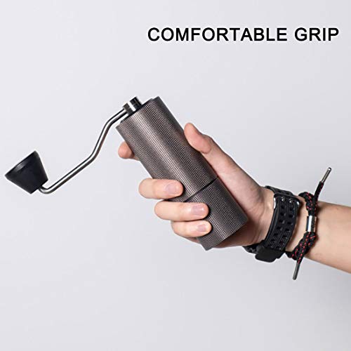 TIMEMORE Chestnut C2 Manuelle Kaffeemühle, Edelstahl, konischer Grat, Kapazität 25 g, Fräsgröße 38 mm, doppelte… – Bild 8