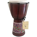 Jive Djembe Drum Bongo Congo African Wood Drum - MED Size- 12