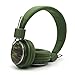 Multifunctional Kids Headphones 3 in 1, GranVela A809 Foldable Headphones with Built-in FM Radio, Micro SD Card Player and Detachable Cable.- Camouflage