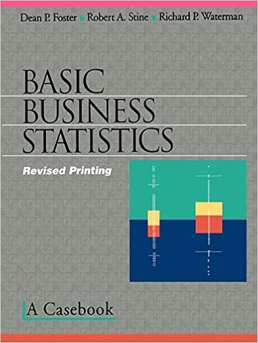 Amazon Com Basic Business Statistics A Casebook Textbooks In Matheamtical Sciences 9780387983547 Foster Dean P Stine Robert A Waterman Richard P Books