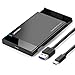 UGREEN 2.5" Hard Drive Enclosre, USB C 3.1 Gen 2 to SATA III 6Gbps for SSD HDD 9.5/7mm External Hard Drive Disk Case w/UASP Compatible with WD, Seagate, Toshiba, Samsung, Hitachi, PS4, Xbox, Router
