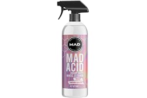 GENERIC MAD Acid Heavy Duty Wheel Cleaner & Rim Cleaner - Safe on Chrome, Clear Coated Painted Surfaces, Glass, Plastic, And Most Wheel Finishes - Brake Dust, Rust, and Grime