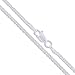 Sterling Silver Wheat Chain 1.5mm 1.9mm 2.6mm 3.4mm 4.4mm 5.1mm 6mm 8mm Solid 925 Italy New Foxtail Spiga Necklace