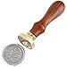 Vintage Leaf Wax Seal Stamp, Mornajina Sealing Stamp with Wooden Handle & Brass Head for Wedding Invitations Seals (Vintage Leaf)