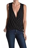 Azules Women's Deep Criss Cross Sleeveless Shirt