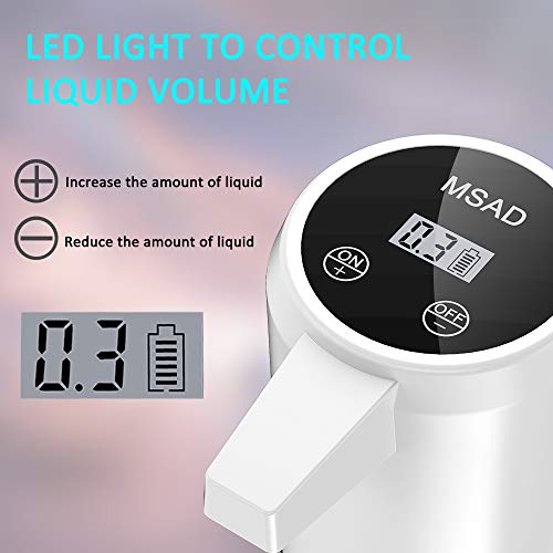 Babacom Seifenspender Automatisch Desinfektionsspender Berührungslosen 300ml Sprühspender mit Sensor Elektrischer Seifenspender für Küchen und Badezimmer Waschraum/öffentlicher Ort