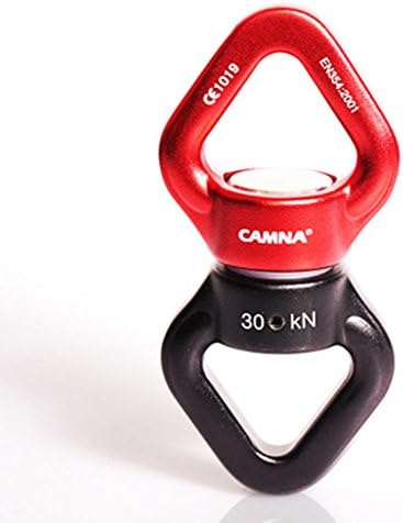 30KN Swivels for yoga hammock, rotating Ring for Aerial yoga sling Climbing Swivel Rope Rotational Device 30KN