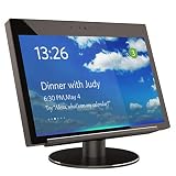 Echo Show Stand 2nd Generation,Aluminum Stand for Amazon Echo Show 2nd Horizontal 360 Rotation Tilt Stand with Precision Bearing Black