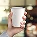 All Purpose White Paper Cups hot Beverage Cup for Coffee Tea Water and cold Drinks good Bath Cup 12 oz