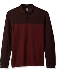 Polo Van Heusen Flex manga larga Jaspe Colorblock para hombre