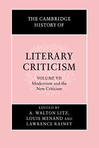 A History of Modern Criticism, 1750-1950: French, Italian, and