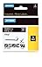 DYMO Rhino Industrial Vinyl Labels 12 mm x 5.5 m White Print on Black Self-Adhesive for LabelManager & Rhino Label Makers