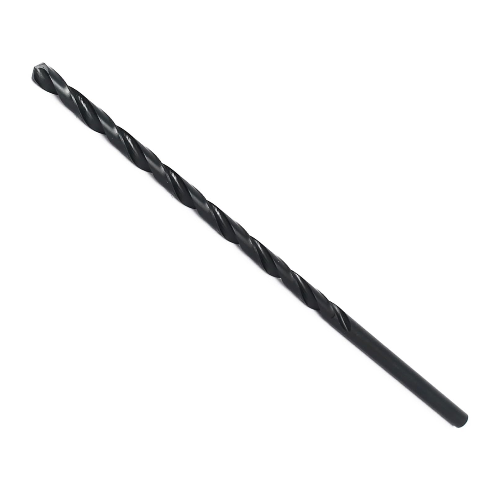 CoCud High Speed Steel Twist Drill Bits, 8mm Diameter 250mm Length, Straight Twist Jobber Drill Bit Black - (Applications: for Metal Woodwork Plastic Aluminum)