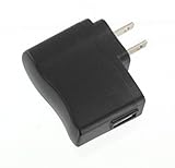 ZOpid USB Travel Wall Charger 5V 500mA | Portable Power Adapter for Phones/iPod/Samsung/Sony/Walkman/SanDisk MP3 MP4 Player, Fitbit and Fitness Trackers