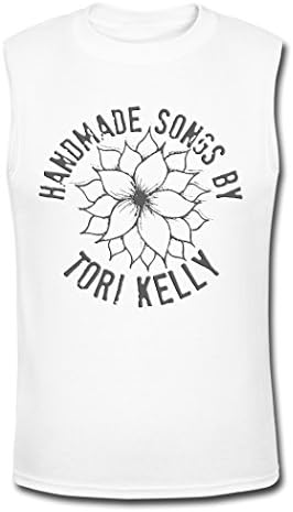 TQQ popular boy's Tori Kelly logo Men's Tank Top White XXL
