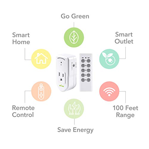 BN-LINK ES1513-5-2 Wireless Remote Control Outlet with Extra Long Range (5 Pack) - Image 4