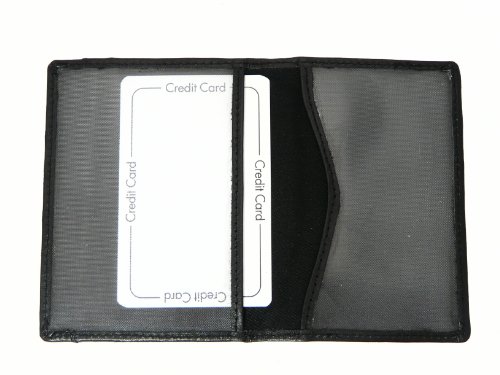 Genuine Leather Travel Pass / Oyster / Credit Card Holder Wallet - BLACK Color