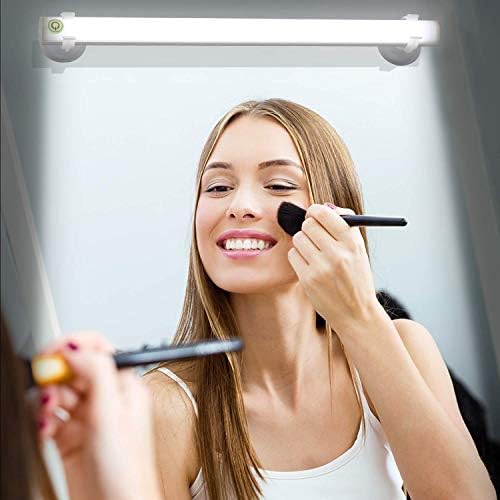Wireless LED Mirror Lights,Portable Vanity lights | Simulated Daylight | 4 Brightness Level Touch Control | Rechargeable,Makeup Light Includes Makeup Eye Brush