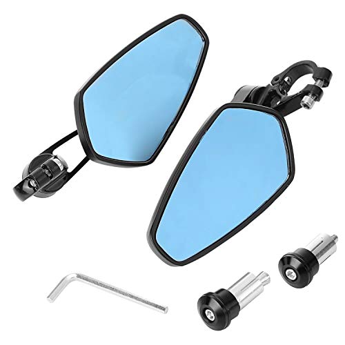 Yizhet 1 paar universele fiets achteruitkijkspiegel voor motorfietsen, 7/8 inch stuur CNC aluminium 360 ° draaibaar en… - Image 4