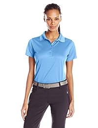away - Camiseta polo rayada Opti-Dri mangas cortas para mujer