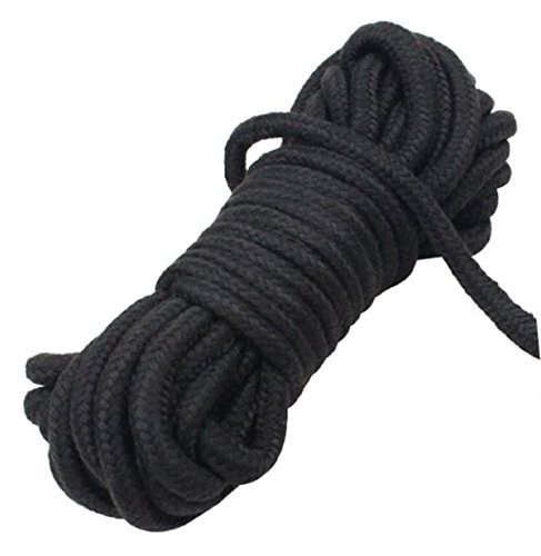 Namee High Quality Silky Japanese Clothing Bondage Ultra Soft Rope Strap Restraints Kit for Couples Sex Games (Black) - Thumbnail 2