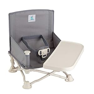 hiccapop OmniBoost Travel Booster Seat with Tray for Baby | Folding Portable Baby Booster Seat for Dining Table, Camping…