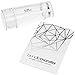 BMC Dual Ended Clear Silicone Nail Art Stamping Heads w/ See Through Handle - Glass Stamper Collection