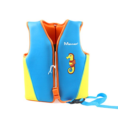 IvyH Kids Swimming Vest - Children Kids Swim Jacket Vest Swimming Training Floating Swimming Aid Vest with Emergency Whistle