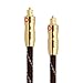 Onyx Toslink Cable, Digital Optical Audio Toslink Cable [12 feet] - Gold Plated