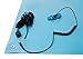 Bertech ESD High Temperature Rubber Mat Kit with a Wrist Strap and Grounding Cord, 2' Wide x 3' Long x 0.08