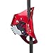 NewDoar Rock Climbing Chest Ascender Abdominal for Vertical Climbing - CE Certified Rope Clamp for 813MM Rope (Red)