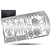 Survival Tool Card: Credit Cards Opener Knife Wallet Sized Multitool Emergency Kit. Multi Purpose Fishing Pocket Tools For Ultimate Camping Gear Equipment. Best Tactical Tool Gift For Hiking Outdoors