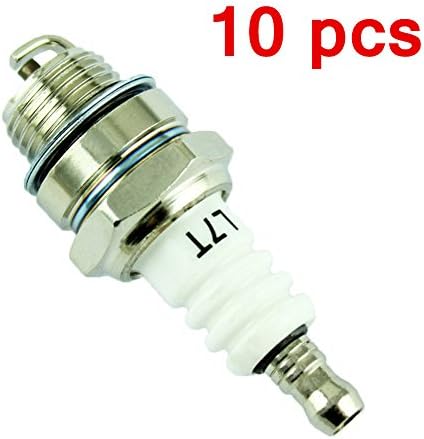 Yingshop Pack of 10 Spark Plug L7T fits 33cc 43cc 47cc 49cc 2-stroke Mini Pocket Bike ATV Quad Scooter Trimmer Blower Chainsaw Brushcutter Strimmer Lawnmover Husqvarna Wacker Kawasaki Echo Stihl