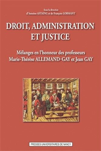 Droit, administration et justice